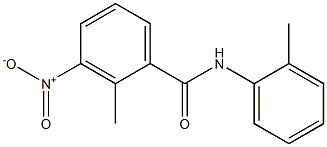 2-methyl-N-(2-methylphenyl)-3-nitrobenzamide 구조식 이미지
