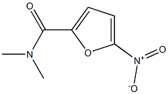 N,N-dimethyl-5-nitrofuran-2-carboxamide 구조식 이미지