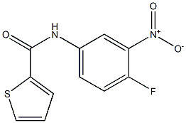 N-(4-fluoro-3-nitrophenyl)thiophene-2-carboxamide Structure