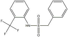 1-phenyl-N-[2-(trifluoromethyl)phenyl]methanesulfonamide Structure