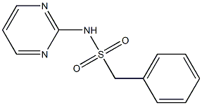 1-phenyl-N-pyrimidin-2-ylmethanesulfonamide 구조식 이미지