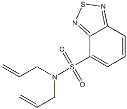 N,N-bis(prop-2-enyl)-2,1,3-benzothiadiazole-4-sulfonamide Structure