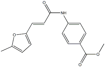 methyl 4-[[(E)-3-(5-methylfuran-2-yl)prop-2-enoyl]amino]benzoate Structure