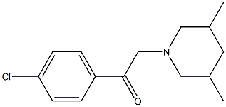 2-(4-chlorophenyl)-1-(3,5-dimethylpiperidin-1-yl)ethanone Structure