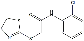 N-(2-chlorophenyl)-2-(4,5-dihydro-1,3-thiazol-2-ylsulfanyl)acetamide Structure