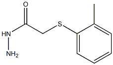 2-(2-methylphenyl)sulfanylacetohydrazide Structure