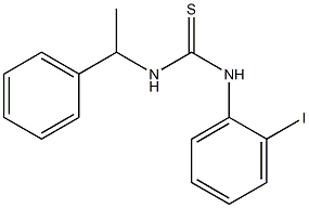 1-(2-iodophenyl)-3-(1-phenylethyl)thiourea 구조식 이미지