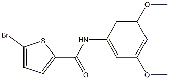 5-bromo-N-(3,5-dimethoxyphenyl)thiophene-2-carboxamide Structure