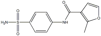 2-methyl-N-(4-sulfamoylphenyl)furan-3-carboxamide 구조식 이미지