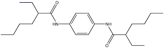 2-ethyl-N-[4-(2-ethylhexanoylamino)phenyl]hexanamide 구조식 이미지