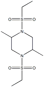 1,4-bis(ethylsulfonyl)-2,5-dimethylpiperazine Structure