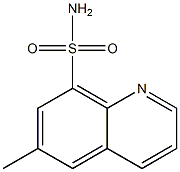 6-methylquinoline-8-sulfonamide 구조식 이미지