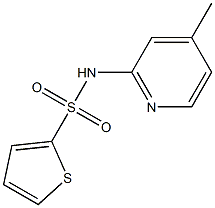N-(4-methylpyridin-2-yl)thiophene-2-sulfonamide Structure