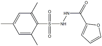 N'-(2,4,6-trimethylphenyl)sulfonylfuran-2-carbohydrazide Structure