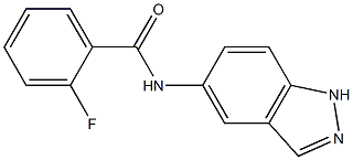 2-fluoro-N-(1H-indazol-5-yl)benzamide Structure
