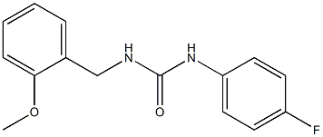 1-(4-fluorophenyl)-3-[(2-methoxyphenyl)methyl]urea 구조식 이미지