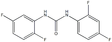 1-(2,4-difluorophenyl)-3-(2,5-difluorophenyl)urea 구조식 이미지