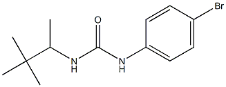 1-(4-bromophenyl)-3-(3,3-dimethylbutan-2-yl)urea 구조식 이미지
