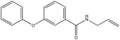 3-phenoxy-N-prop-2-enylbenzamide Structure