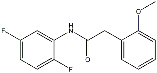 N-(2,5-difluorophenyl)-2-(2-methoxyphenyl)acetamide Structure