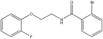 2-bromo-N-[2-(2-fluorophenoxy)ethyl]benzamide Structure