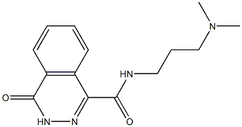 N-[3-(dimethylamino)propyl]-4-oxo-3H-phthalazine-1-carboxamide 구조식 이미지