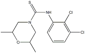 N-(2,3-dichlorophenyl)-2,6-dimethylmorpholine-4-carbothioamide Structure