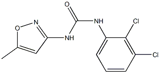 1-(2,3-dichlorophenyl)-3-(5-methyl-1,2-oxazol-3-yl)urea 구조식 이미지