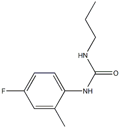 1-(4-fluoro-2-methylphenyl)-3-propylurea 구조식 이미지