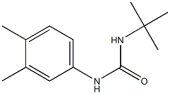 1-tert-butyl-3-(3,4-dimethylphenyl)urea 구조식 이미지