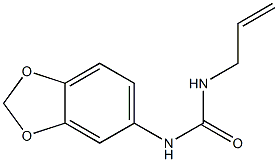 1-(1,3-benzodioxol-5-yl)-3-prop-2-enylurea 구조식 이미지