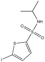 5-iodo-N-propan-2-ylthiophene-2-sulfonamide 구조식 이미지