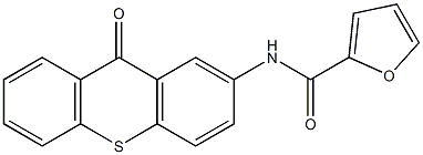 N-(9-oxothioxanthen-2-yl)furan-2-carboxamide Structure