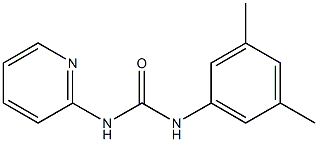 1-(3,5-dimethylphenyl)-3-pyridin-2-ylurea 구조식 이미지