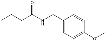 N-[1-(4-methoxyphenyl)ethyl]butanamide 구조식 이미지