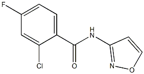 2-chloro-4-fluoro-N-(1,2-oxazol-3-yl)benzamide Structure