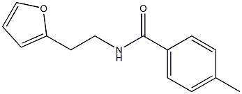 N-[2-(furan-2-yl)ethyl]-4-methylbenzamide 구조식 이미지