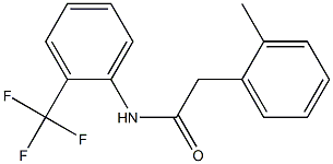 2-(2-methylphenyl)-N-[2-(trifluoromethyl)phenyl]acetamide Structure