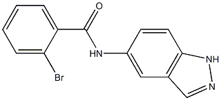 2-bromo-N-(1H-indazol-5-yl)benzamide Structure