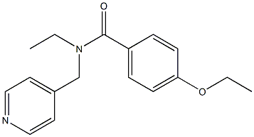4-ethoxy-N-ethyl-N-(pyridin-4-ylmethyl)benzamide 구조식 이미지