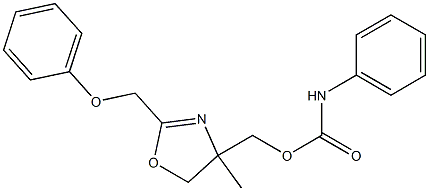 [4-methyl-2-(phenoxymethyl)-5H-1,3-oxazol-4-yl]methyl N-phenylcarbamate Structure
