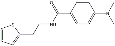 4-(dimethylamino)-N-(2-thiophen-2-ylethyl)benzamide Structure