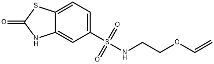 N-(2-ethenoxyethyl)-2-oxo-3H-1,3-benzothiazole-5-sulfonamide 구조식 이미지