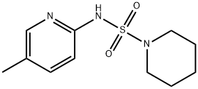 N-(5-methylpyridin-2-yl)piperidine-1-sulfonamide 구조식 이미지
