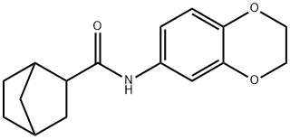 N-(2,3-dihydro-1,4-benzodioxin-6-yl)bicyclo[2.2.1]heptane-3-carboxamide Structure