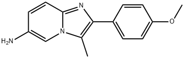 2-(4-methoxyphenyl)-3-methylimidazo[1,2-a]pyridin-6-amine 구조식 이미지