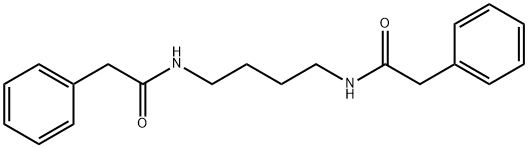 2-phenyl-N-[4-[(2-phenylacetyl)amino]butyl]acetamide 구조식 이미지
