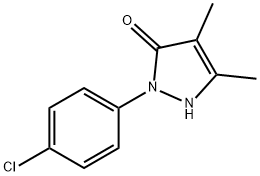 2-(4-chlorophenyl)-4,5-dimethyl-1H-pyrazol-3-one Structure