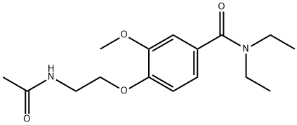 4-(2-acetamidoethoxy)-N,N-diethyl-3-methoxybenzamide Structure