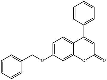 4-phenyl-7-phenylmethoxychromen-2-one 구조식 이미지